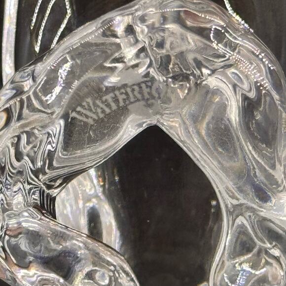 Vintage Waterford Crystal Goose Duck On Rock Figurine 4" Retired - Picture 6 of 8